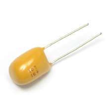 Capacitor de tântalo radial (TMCT01) amarelo cor